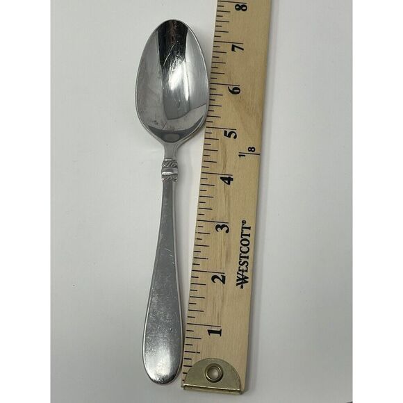 Oneida AVONDALE II 2 Stainless Place Oval Dinner Soup Spoons 7 3/4" Set Of 5 - Picture 2 of 8